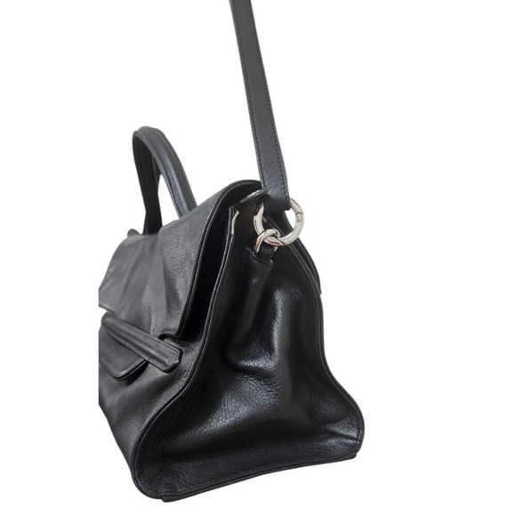 Zanellato Nina Tote Leather Shoulder Bag Satchel Minimalist Zip Compartments - Picture 6 of 16